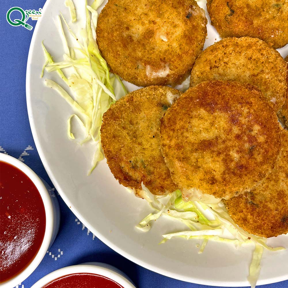 Potato Chicken Cheese Cutlets (12 pieces)