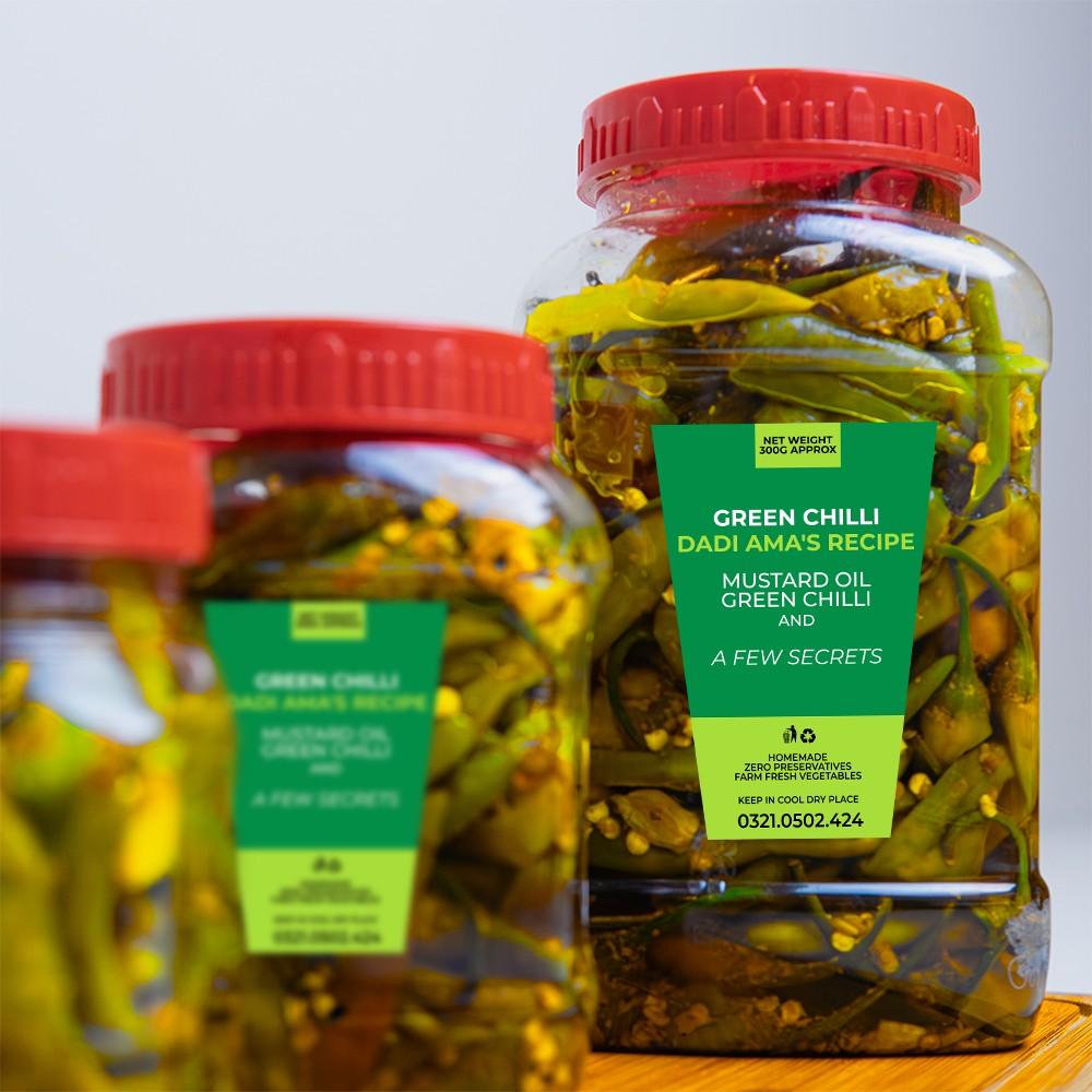 Green Chilli Achaar
