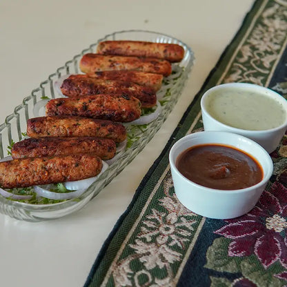 Chicken Seekh Kebab (12 pieces)