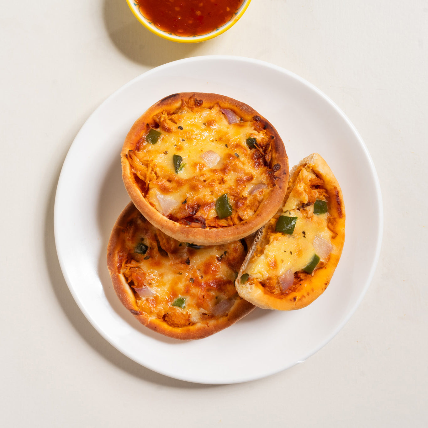 Mini Chicken Pizza