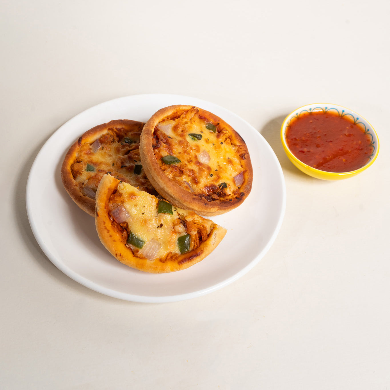 Mini Chicken Pizza