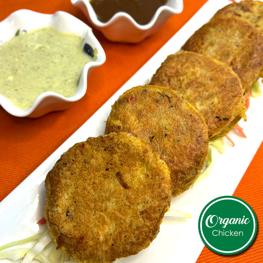 Organic Chicken Shami Kebabs (12 pieces)