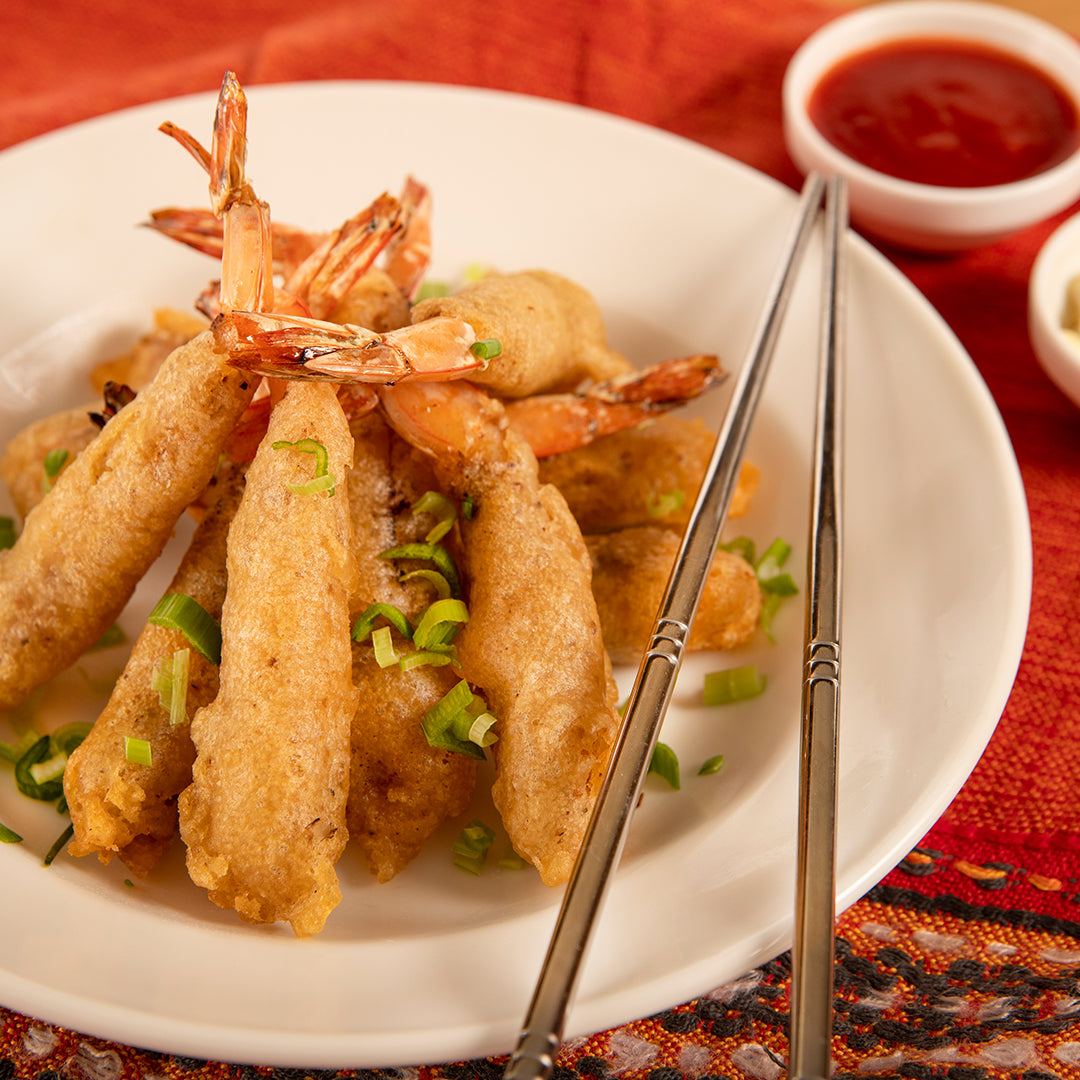 tempura prawns